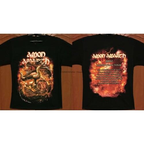 Amon AMARTH Dragon Jomsviking Tour 2017 New Official Licensed Authentic T-Shirt