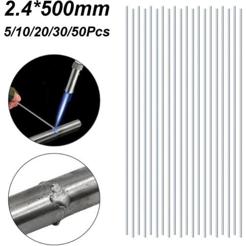 Solder Wire 5/10/20/30/50pcs 50cm 2.4mm Low Temperature Soldering Aluminum Easy to Melt for Soldering Iron No Soldering Required