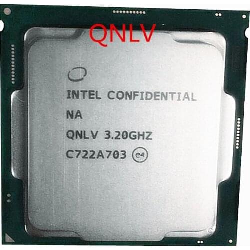 QNLV i7 8700 K ES CPU INTEL 6 core 12 hilos 3,2 Ghz admite Z370 y otras placas base de ocho generación, no escojas la tabla