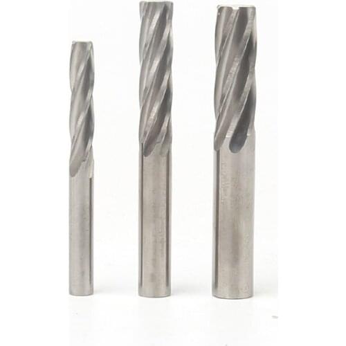 1pcs HRC55 1pcs straight shank spiral machine reamer straight flute chucking reamer 1MM-12MM