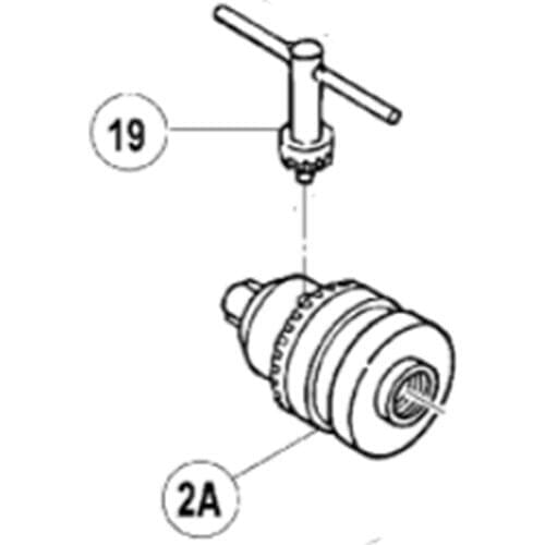 DRILL CHUCK for HIKOKI DV10D DTC10 DS10DTB DN10DVA D10YA D10VH D10VC D10DG D10DD D10DC D10DB D10D