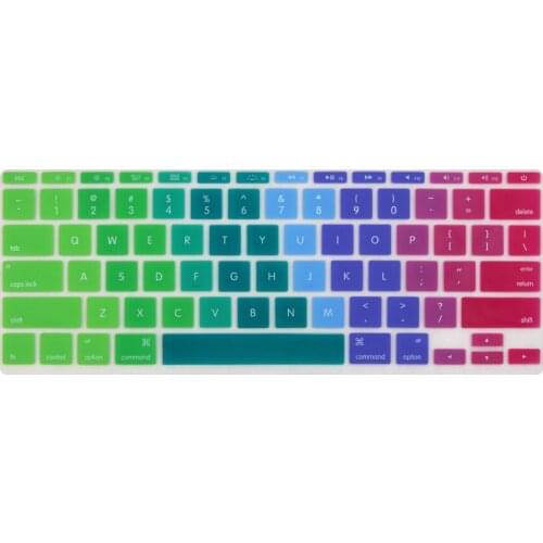 English Language US Layout Ultra Thin Silicone Keyboard Skin Cover for Macbook Air 11" A1370 A1465 model Keyboard Protector