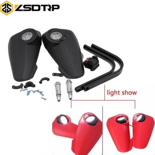 ZSDTRP-Handguards for Motorcycles Hand Guard with light For KTM CRF YZF KLX KXF RMZ Husqvarna Motocross Off road Pit Dirt Bike