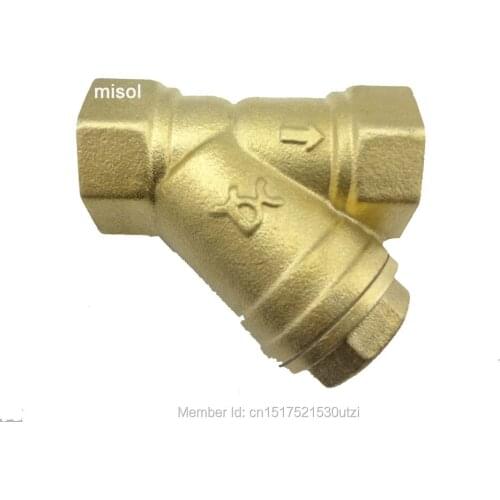 1" DN25 Brass Y Type Strainer Valve Connector Fitting