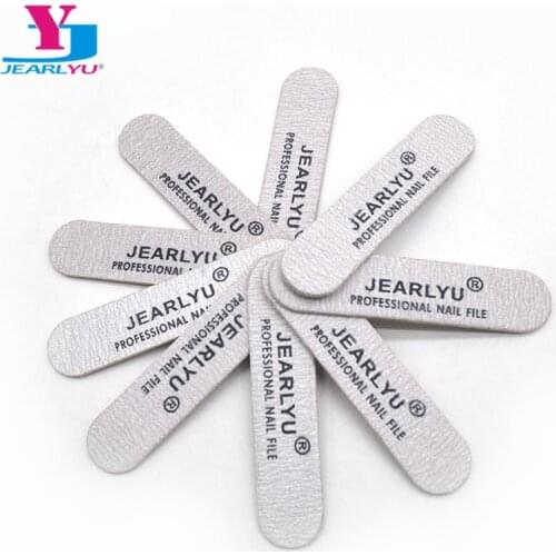 10Pcs Mini Wooden Nail File Nails Polish Washable Wood Sanding File Vernis Semi Permanant Uv Professional Nail Buffer Nail Tools