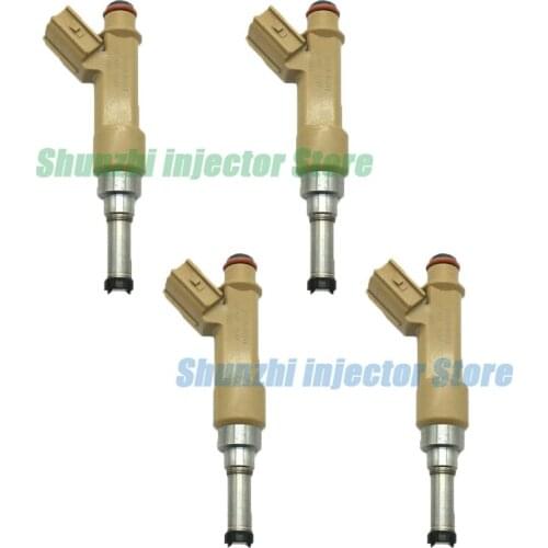 4pcs Fuel Injector Nozzle For Toyota Corolla Matrix ZRE15 1.8L OEM:23250-0T010 23209-0T010 232500T010 232090T010 23250 0T010