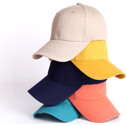 High Quality Trucker Hats Unisex 100% Cotton Outdoor Short Brim Baseball Cap Snapback Fashion Sports Hats for Men Women Cap