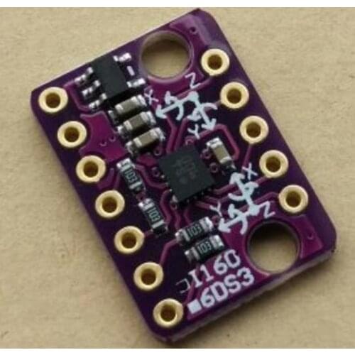 GY-BMI160 6DOF 6 six-axis, angular velocity, gyroscope + gravity acceleration sensor module