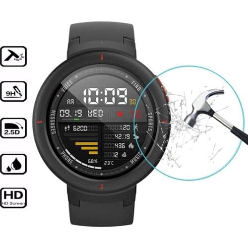 HD Clear film For Xiaomi Huami Amazfit Verge 3 Tempered Glass Screen Protector Protective Film Guard Anti Explosion Anti-shatter