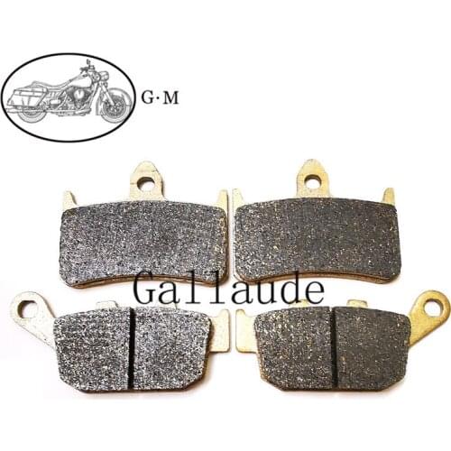 Motorcycle Front / Rear Brake Pads sets For Honda CB 250 F Hornet 1996-2001 NT 650 Bros 1988-1992 NT 400 Bros 400 NC25