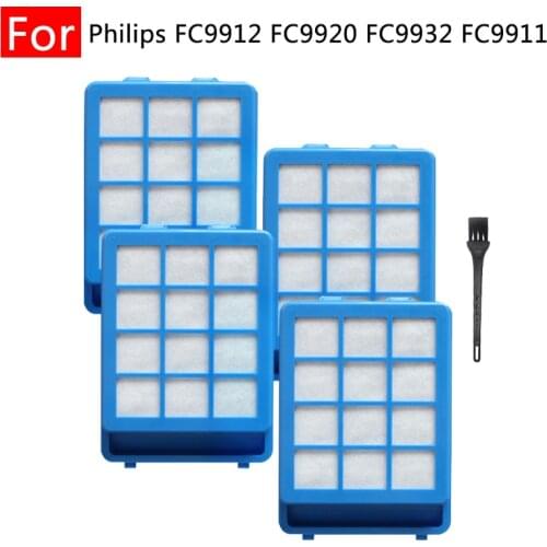 For Philips Robot Vacuum Cleaner FC9912 FC9920 FC9932 FC9911 Attachment Replacement Hepa Filter Home Accessories Spare Parts