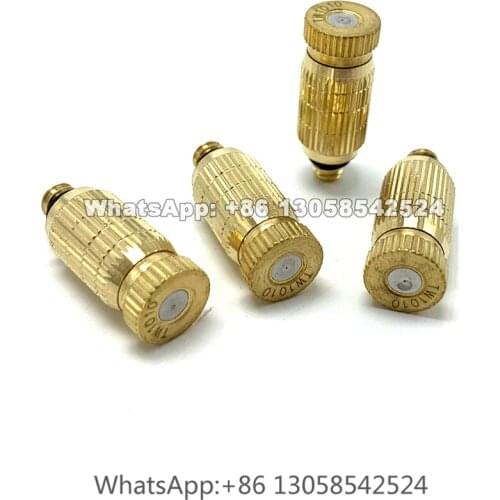 High Pressure Anti-drop Misting Nozzle, Brass Water Mist Fog Spray Nozzle, Brass Fog Nozzle, Fog Machine Spray Nozzle