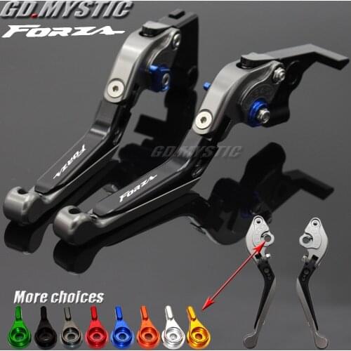 For HONDA FORZA 300 2013-2018 NSS250 FORZA 2008-2012 Motorcycle Folding Extendable CNC Adjustable Clutch Brake Levers
