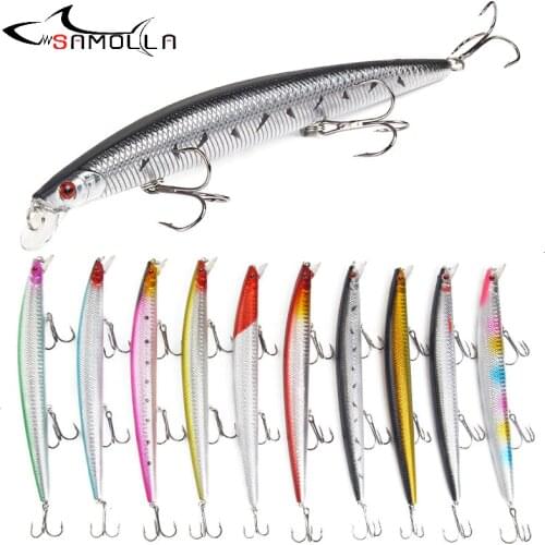 Minnow Fishing Lure Weights18.5cm/23g Bass Mino Bait Jerkbait Saltwater Lures Trolling Lure Articulos De Pesca Isca Artificial