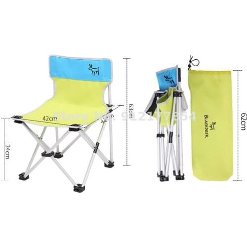 Outdoor fishing chair aluminum stool backrest beach sketch painting art student folding portable chair