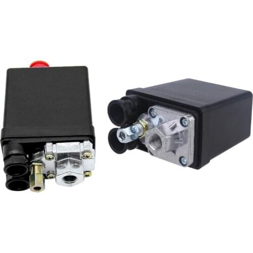 Heavy Duty Air Compressor Pressure Switch Control Valve 90-120PSI 1/4 Port