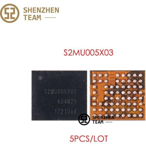 SZteam 5Pcs/Lot PMIC S2MU005X03 MU005X03 For Small Power IC Samsung J7 Prime J4 J6 Plus J5pro J710F J720F J730F J610F A750F A260