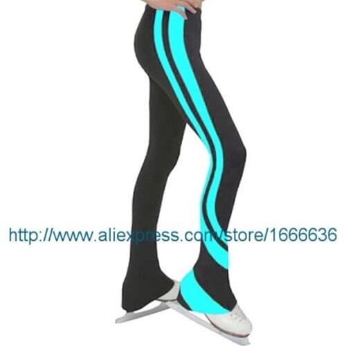 Hot Sales Ice Skating Dresses For Women Beautiful New Brand Vogue Figure Skating Trousers Competition KZ2005