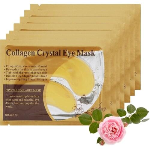 20Pcs=10Pairs Eye Mask Collagen Gold Mask Dark Circles Eye Bags Remover Anti-wrinkle Eye Patch Moisturizing Eye Pad For Eye Care