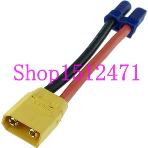 1pce EC5 Female to XT90-S Male 10AWG 10CM Wire For LIPO BATTERY CHARGING LOSI