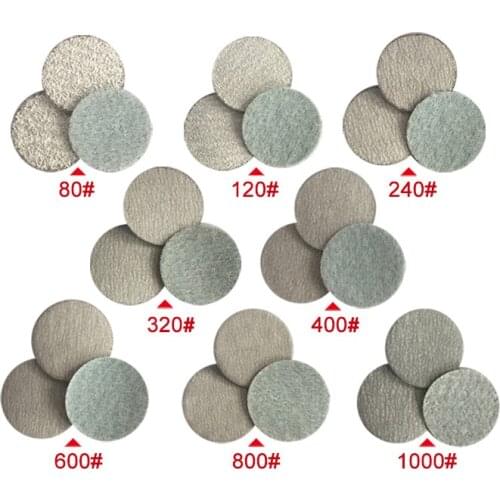 200PCS Dry Sandpaper Hook and Loop Sanding Discs 1Inch 25mm 60 to 1000 Grit for Polishing Grinding Power Tools Accessories