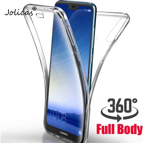 360 Degree Case For Huawei P Smart Mate 20 10 Lite P20 Pro P10 Plus P9 P8 Lite 2017 mini Nova 2i Soft Clear TPU Full Body Cover