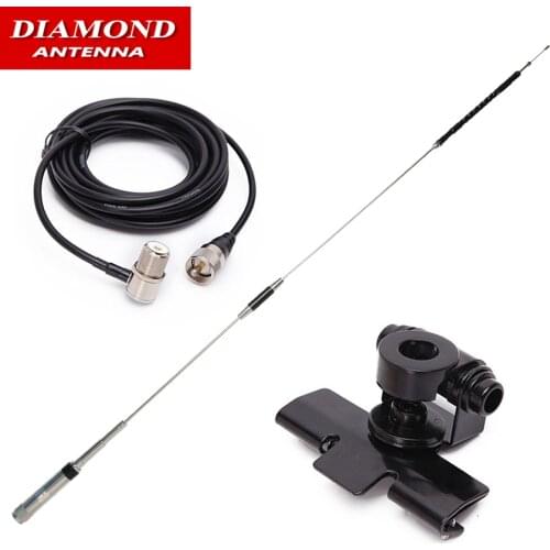 Diamond CR8900 Quad Band 29.6/50.5/144/435MHz Car Antenna CR 8900 for Yaesu FT-8900R KG-UV950P TH-9800 Plus Mobile Radio