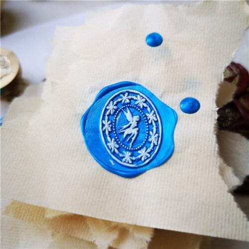 Fairy wax seal stamp kit, elf sealing wax, journal decorative wax stamp, brass butterfly wax stamp, envelop stamp