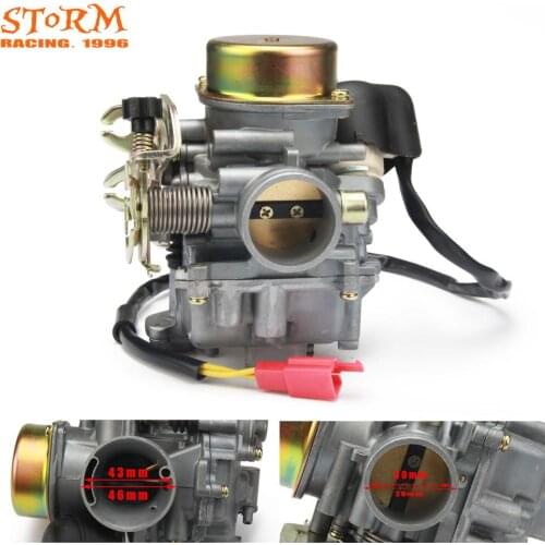 Motorcycle CVK30 30mm Carburetor For AN250 Skywave Burgman Linhai Aeolus VOG 260 300 TANK 260 YP250 XINGYUE ATV Scooter GY6 150