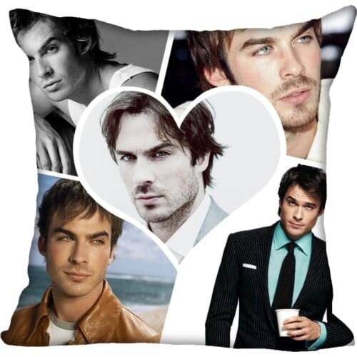 Nice Ian Somerhalder Pillow Case Modern Home Decorative Pillowcase 35x35cm,40X40cm(one sides) For Living Room Pillow Cover