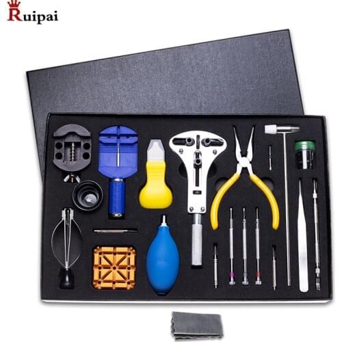 RUIPAI 39pcs Watch Tools Watch Opener Spring Bar Remover Screwdriver Clock Watch Repair Tool Kit Watchmaker Service