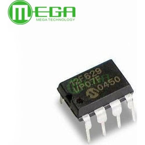 100% new original PIC12F629-I/P PIC12F629 12F629 10pc/lot DIP IC