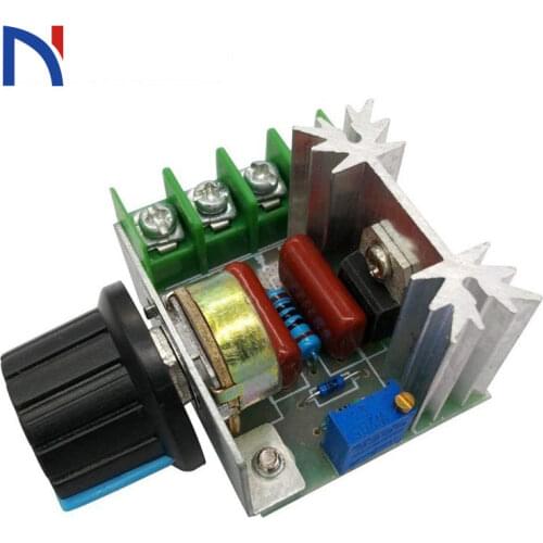 Pwm Ac Motor Speed Control Controller 2000w(max) Scr Voltage Regulator Adjustable 50-220v 25a Led Dimmers