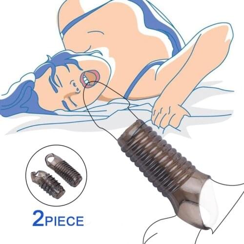 Safety Silicone Penis Sleeve Delay Ejaculation Sex Toys For Men Bdsm Sex Toys For Couples Erotic Chastity Sexy Women Sex Shop