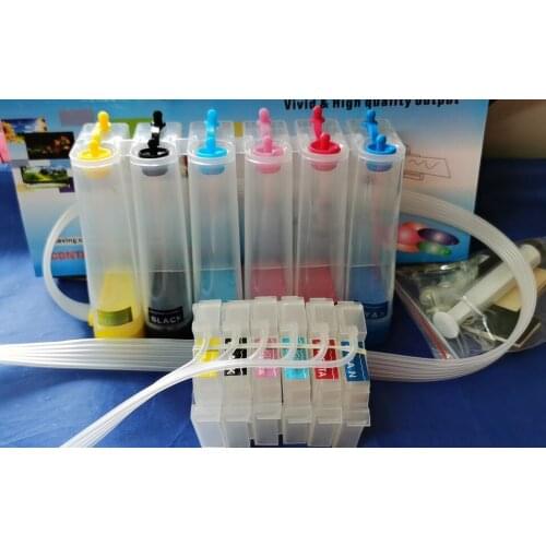 6 color Continuous ink supply system For EPSON L800 L801 L805 L810 L850 L1800 printer