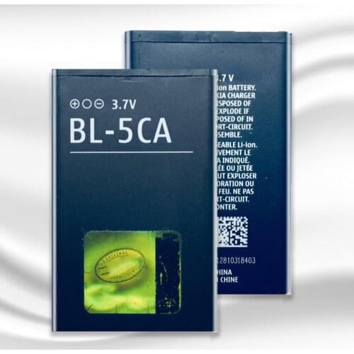 BL-5CA BL5CA Phone Replacement Battery For Nokia 1110 1111 1112 1200 2310 5130XM 7600 N70 E60 5030 C2-00 C2-01 X2-01 Batteria