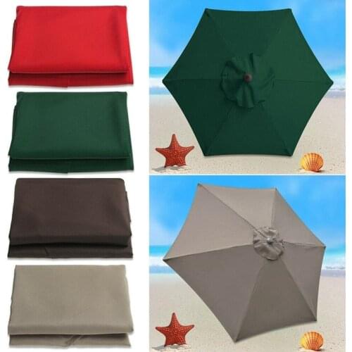 Umbrella Surface Replacement Cover Rainproof Fabric Garden Parasol Canopy Cover Garden Shade Umbrella Covers Home Outdoor