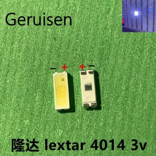 Lextar LED 500pcs/lot Backlight Low Power LED 0.2W 4014 3V Cool white 15.5LM TV Application