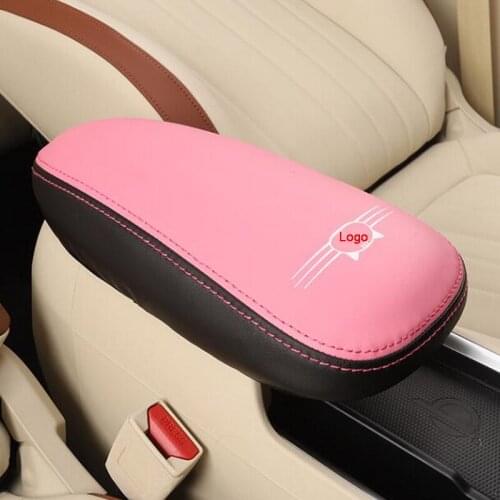 Tonlinker Interior Car Gear Beside Cover Case Stickers for Nissan KICKS 2016-21 Car Styling 2 PCS PU Leather Cover sticker