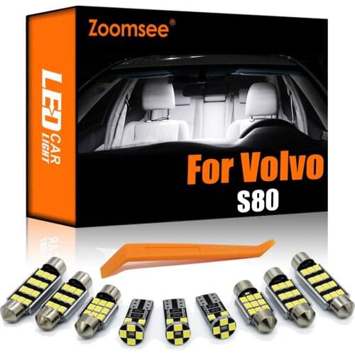 Zoomsee Interior LED For Volvo S80 184 124 Sedan 1999-2017 Canbus Vehicle Bulb Dome Reading Light No Error Auto Lamp Accessories
