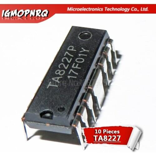 10PCS TA8227 DIP TA8227A TA8227APG