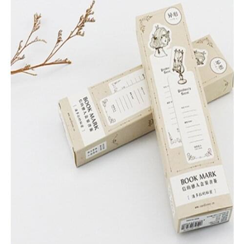 30Pcs/pack Pandoras secret Paper Bookmark for books stationery school supplies kids gift