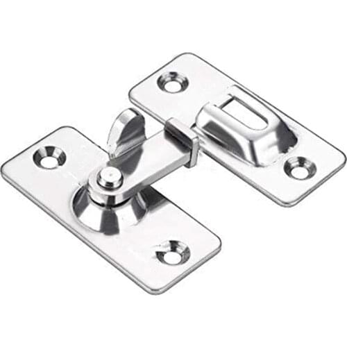 90 Degree Door Buckle Latch Stainless Steel Right Angle Lock Sliding Door Door Right Angle Window Bathroom Door Latch