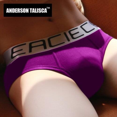 ANDERSON TALISCA Brand New Mens Briefs Underwear Men Brief Modal Solid Ropa Interior Hombre Man Cueca Masculina Size M-2XL 1102