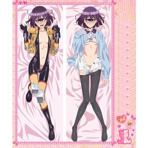 Anime Cartoon Monster Musume no Iru Nichijou Bolster Hugging Peach Skin 2 Way Pillow Case Pillow Cover Pillowcase Gift 78092