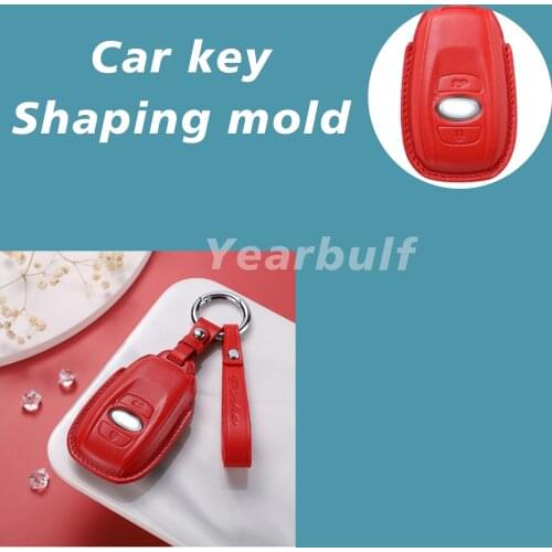 Car Keychain For Subaru Handmade Key DIY Cold Pressing Process Molding Shell Mold Custom Leather Car Key Mold
