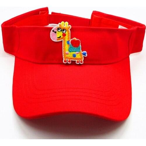 2020 new style Cotton Cartoon giraffe embroidery Visors Baseball Cap Adjustable Snapback cap for men and women 361