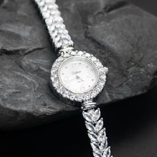 Женские серебряные часы Difeini China At AliExpress