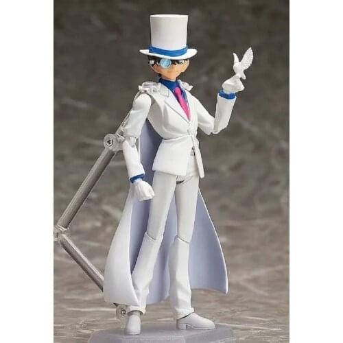 14cm anime figure Detective Conan Case Closed Kaitou Kiddo Kid the Phantom Thief PVC action figure collection model toys gifts