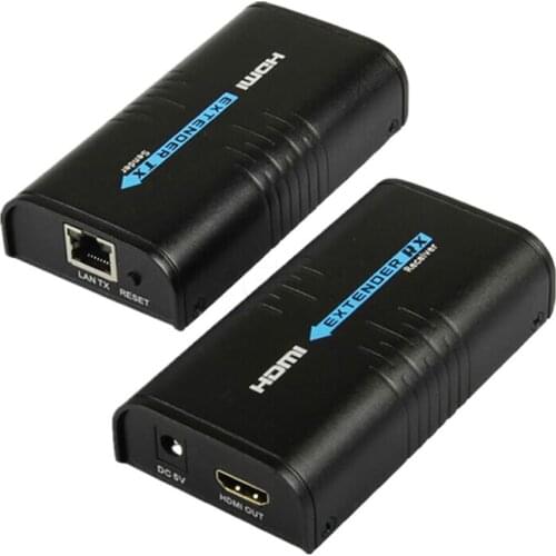 Hdmi extender 120m Over Ethernet tcp/ip rj45 cat5 cat5e cat6 HDMI Splitter hdmi extender Transmitter Receiver for hd DVD PS3